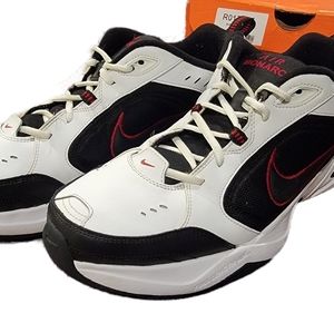 Nike Men's Size 13 D Air Monarch IV White Black Red with box